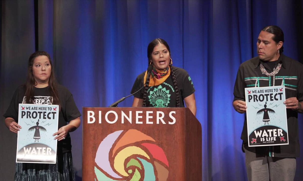 Standing Rock Update and Indigenous Call to Action – Bioneers 2016