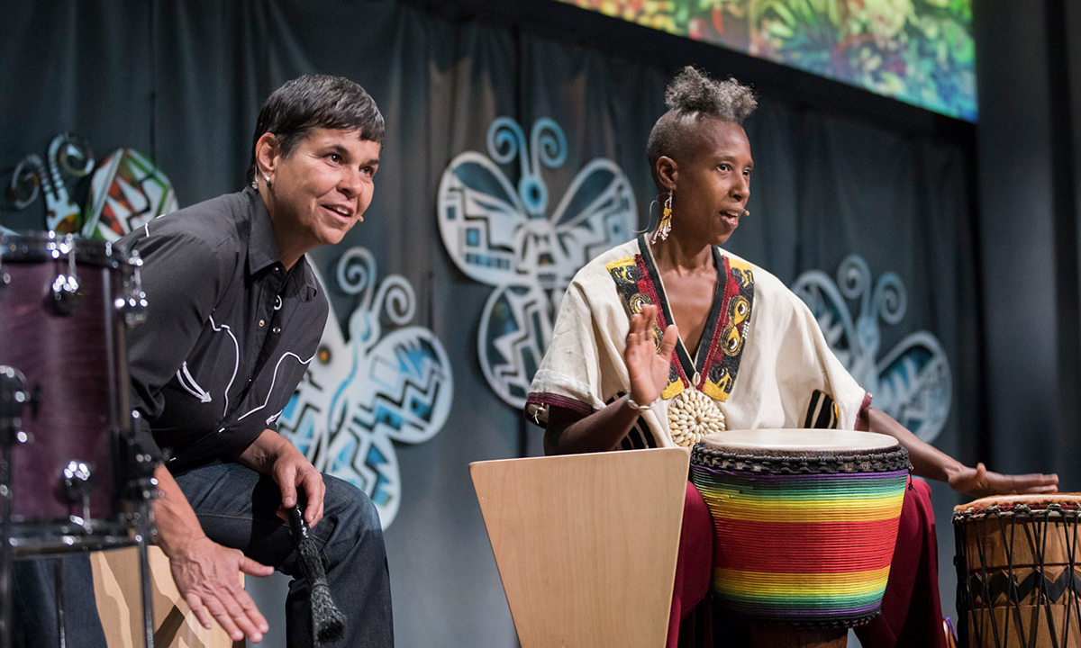 Opening Drumming session (Sunday) | Bioneers 2016