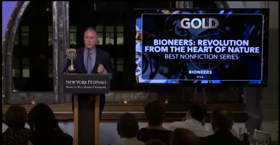 Bioneers Wins Gold at New York Radio Festival Awards Ceremony 2018