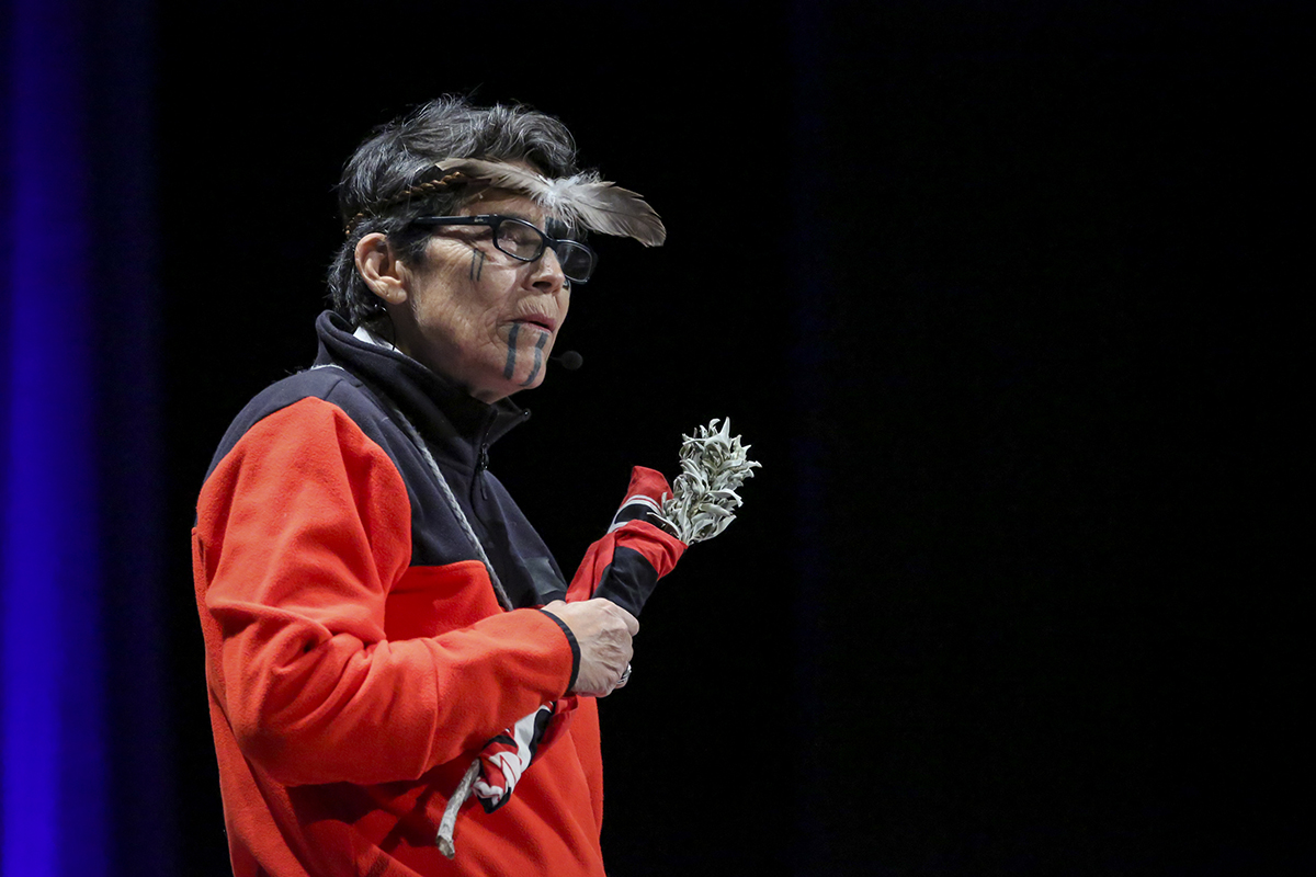 L. Frank Manriquez - Opening Ceremony - Bioneers