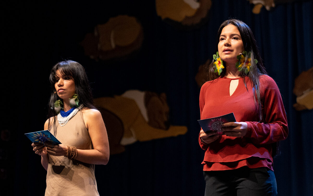 Helena and Nina Gualinga – #EndAmazonCrude: A Call to Action with Amazonian Indigenous Forest Protectors
