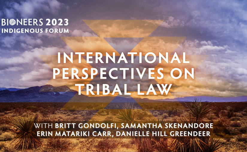 Indigenous Forum – International Perspectives on Rights of Nature in Tribal Law