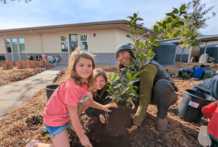 Schoolyard Transformations for Ecological & Social Benefit: Daily Acts’ Climate Resilient Schools Program